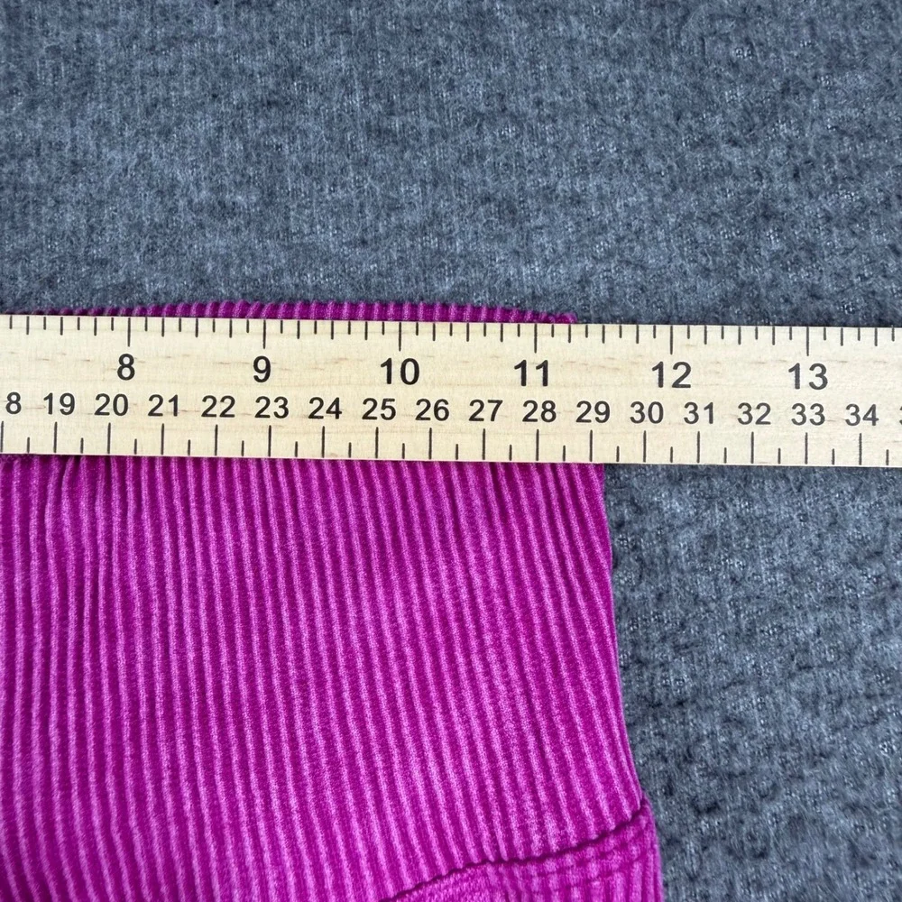 Pink Active Leggings Women's Small Fuchsia Acid Wash Ribbed Seamless High‎ Rise